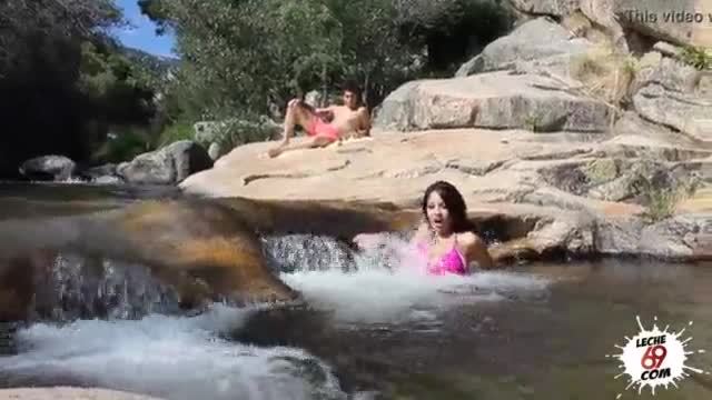 Susana alcalá en el rio - outdoor sex - latina