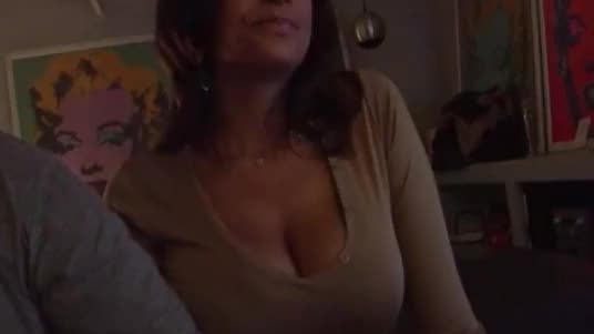 Huge boobs wife blackmailed to sex